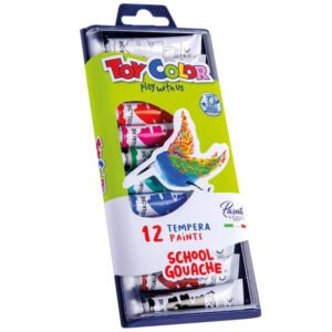 Coffret de 12 tubes de peinture à la gouache 7.5ML - Toy Color
