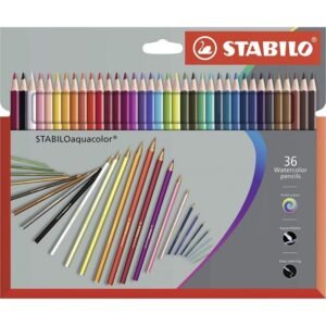 Crayon de Couleur Aquarelle 36 Pièces - Stabilo