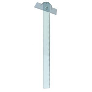 Règle T 60 cm avec tête rapporteur rotative - Polygom