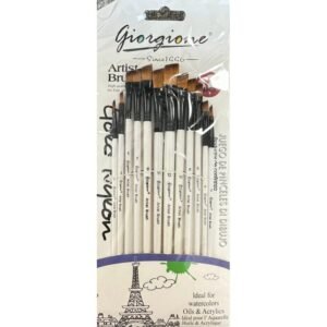 Set de 12 Pinceaux Biseauté - Giorgione