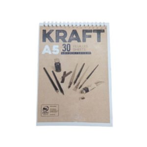 Bloc de 30 feuilles de papier [A3/A5] - Kraft