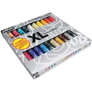 Coffret de 20 Tubes Huile Fine XL 20 ml Assortis et Pinceau