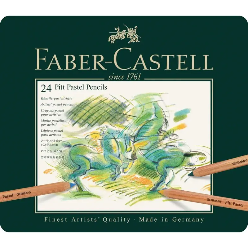 Boîte 24 Crayons Pastel – Faber-Castell