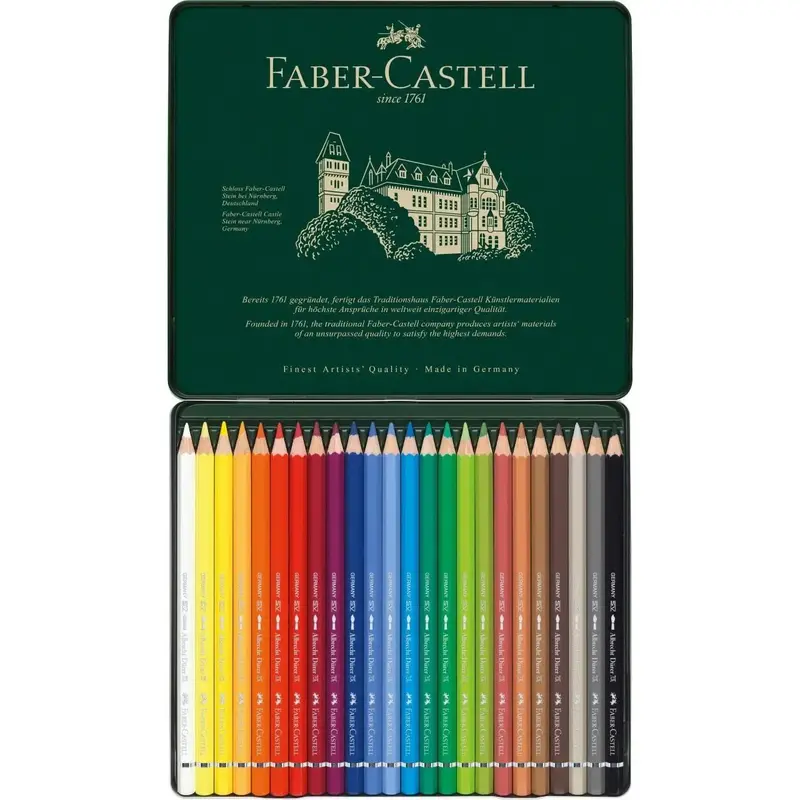 Boîte métal – 24 Crayons aquarelle ALBRECHT DÜRER – Faber-Castell – Image 2
