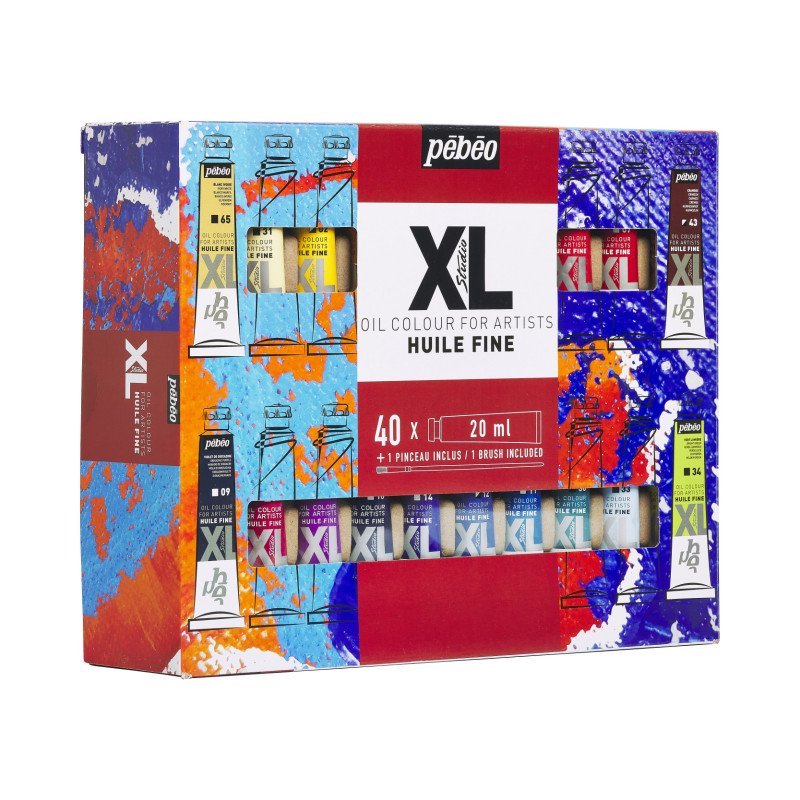 Set de 40 Tubes Huile Fine XL de 20 ml Assortis - Pébéo – Image 3