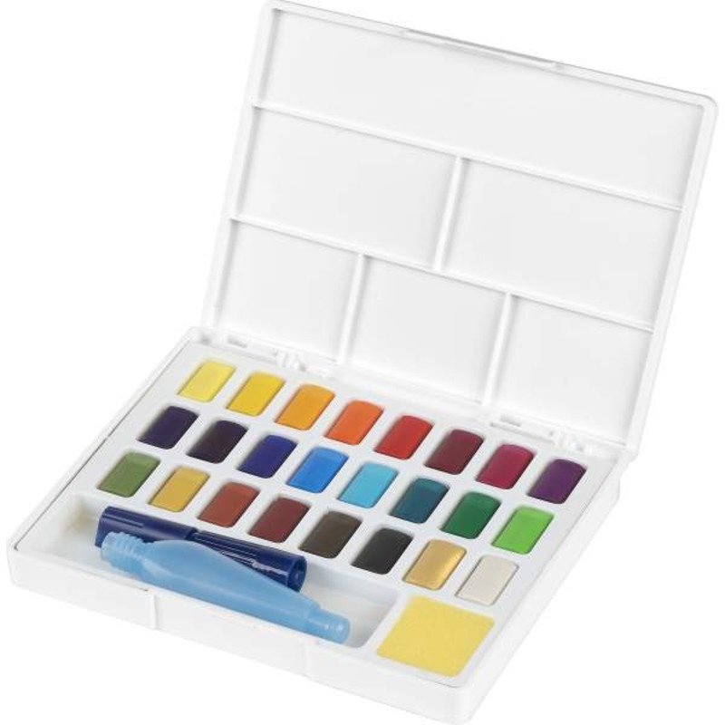 Boite Peinture Aquarelle – 24 Demi-Godets – Faber-Castell – Image 2